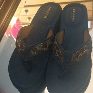 Coach flip flops